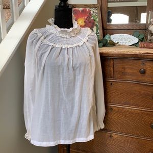 VTG Oscar De la Renta peasant blouse